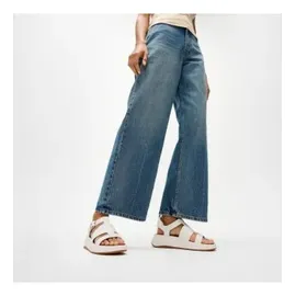 FitFlop F-MODE LEATHER FLATFORM Fisherman Damen Urban White 39