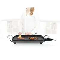 Princess Tischgrill/ Teppanyaki Grill 102300, Arbeitsfläche, Aluminium, Schwarz,