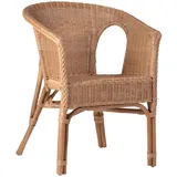 MiaMöbel Rattanstuhl 'Mina' honig