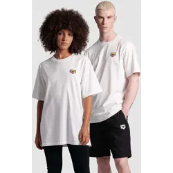 T-Shirt Herren arena Studio Grafik Print - White-stacked - L