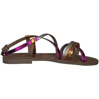 Tamaris Damen Sandaletten, Frauen Sandalen,Riemchensandalen,Leichter Absatz,Sommerschuhe,Freizeitschuhe,offene Schuhe,Fuxia Comb,38 EU - 38 EU