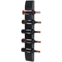 MCW Weinregal 13 x 99 x 9 cm Schwarz