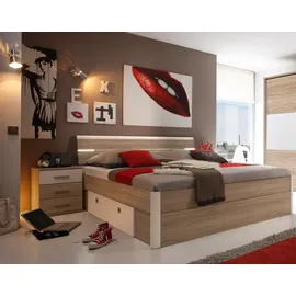 Stella Trading Doppelbett 180 x 200 cm Weiß