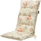 MADISON N.Y Hochlehner Auflage 120 x 50 x 8 cm rot geblümt 1 St.