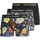 Jack & Jones Junior 3er-Pack Trunks in Black | 176