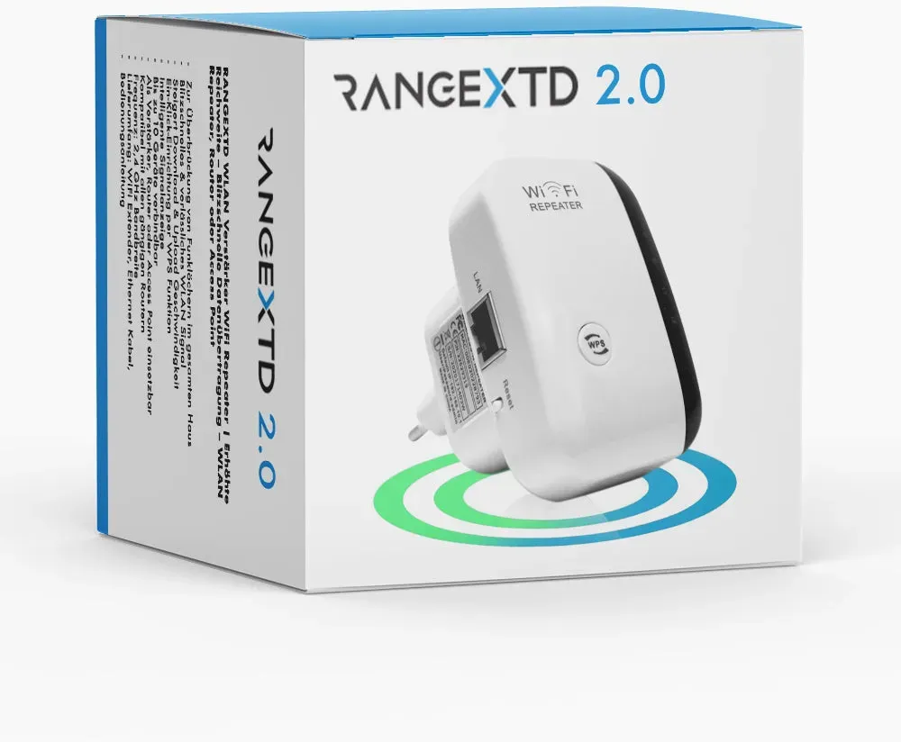 RANGEXTD WLAN Verstärker WiFi Repeater