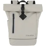 Travelite Basics Roll-Up Rucksack Plane 48 cm Elfenbein