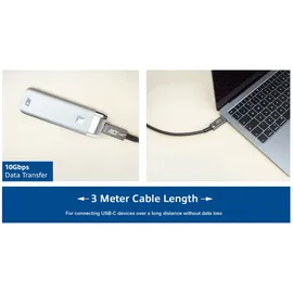 Act USB-C 3.2 Gen2 ive Optical Cable AOC Connection... - Kabel - Digital/Daten (AK4303)