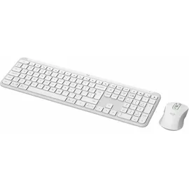 Logitech MK950 Signature Slim Combo Off-White, Logi Bolt, USB/Bluetooth, US (920-012491)
