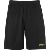 Uhlsport Center II Shorts ohne Innenslip schwarz/fluo gelb XXL