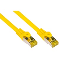 Good Connections Patchkabel mit Cat. 7 Rohkabel S/FTP, gelb