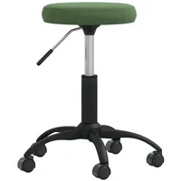 vidaXL Massagehocker Samt Dunkelgrün