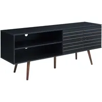 [en.casa] Fernsehschrank Vare 160x40x66 cm Schwarz