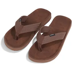 Zehentrenner O'NEILL "CHAD SANDALS", Gr. 43, grün (falcon), Synthetik, sportlich, Schuhe