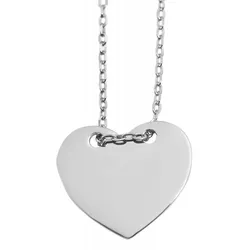 Kette mit Anhänger ADELIA ́S, silber, herz, Halsketten, Damen, unbekannt