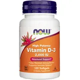 Now Foods Vitamin D-3 2000 IU Softgels 120 St.