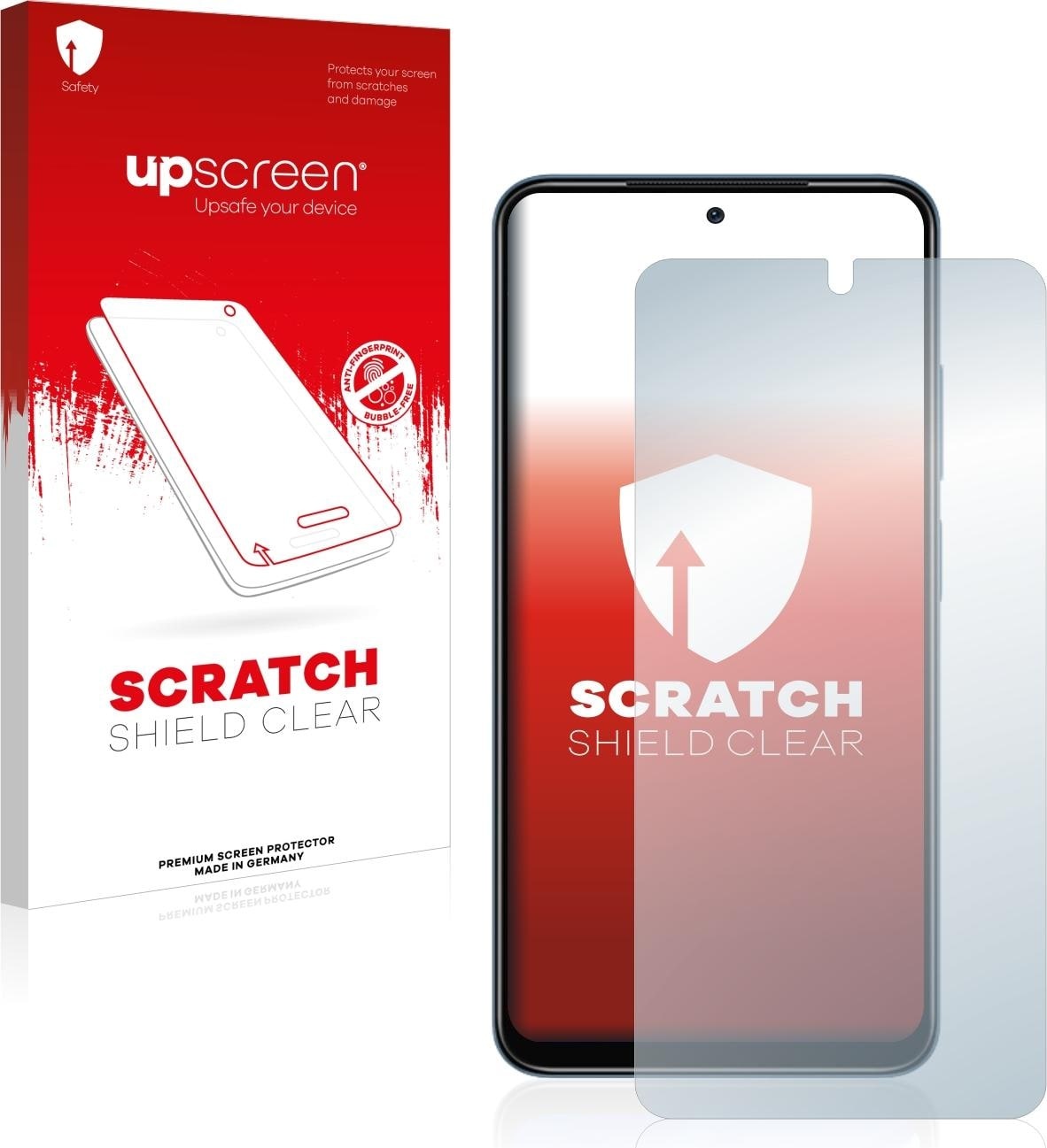 upscreen Scratch Shield Displayschutz (1 Stück, Xiaomi Redmi Note 11), Smartphone Schutzfolie