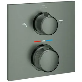 Grohe Allure NEW Thermostat-Brausebatterie für 2 Verbraucher hard graphite gebürstet 29181_2