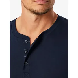 SCHIESSER Pyjama Fine Interlock Blau XL