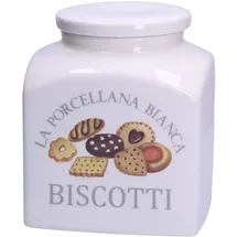 La Porcellana Bianca Keksdose weiß H 20 cm 3,5 l
