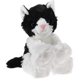 HEUNEC Glitter Kitty Katzenbaby 20 cm schwarz/weiß