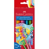 Faber-Castell Kinder Aquarellstift sortiert, 12er-Set (114413)