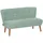 58 aufm Kessel Kindersofa Katya 2-Sitzer Buche massiv türkis