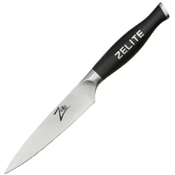 Comfort Pro Serie 5` Allzweckmesser 56 HRC Edelstahl Schwarz