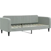 vidaXL Tagesbett Hellgrau 80x200 cm Samt