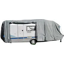 Greenyard Wohnwagen Abdeckplane Größe M 550 x 250 x 220 cm Grau