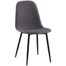 CLP Stuhl Giverny Stoff/dunkelgrau