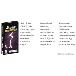 Decks of Many Animated Things (animierte Zauberkarten D&D 5E) - Cantrips