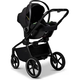 Babywelt Moon Aura Set mit Cosmo 2.0 3in1 Kinderwagenset, Farbe/Dessin:Stone/Melange