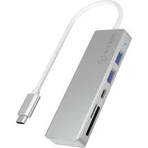 Icy Box IB-HUB1413-CR USB Hub Silber