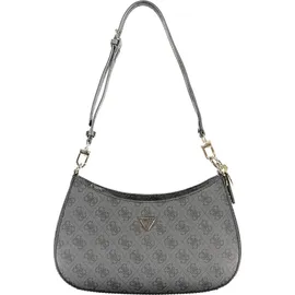 GUESS Noelle II Top Zipper Shoulder Bag Coal Logo - Einheitsgröße