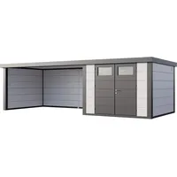 Telluria Metallgerätehaus Classico 3030 mit Lounge Anbau (ca. 450