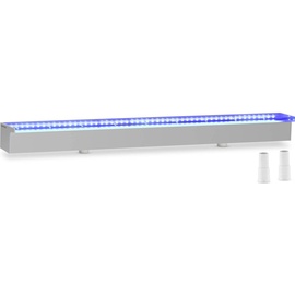 Uniprodo Schwalldusche - 90 cm - LED-Beleuchtung - Blau / Weiß