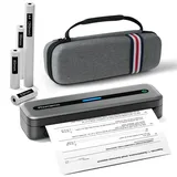 Phomemo M832 Thermodrucker A4, Mobiler Drucker für Unterwegs, Tragbarer Drucker, Mit 4 Rollen Thermopapier, Kompatibel mit Smartphones & PC