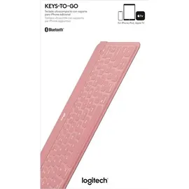 Logitech Keys-to-Go Tablet-Tastatur rosa