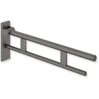 Hewi System 900 Stützklappgriff Duo Wandstützgriff 600 mm schwarz tiefmatt