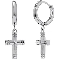 Amor Creolen Scorpions Kreuz Edelstahl 2040513 3,2 cm