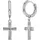 Amor Creolen Scorpions Kreuz Edelstahl 2040513 3,2 cm