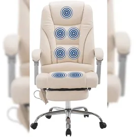 CLP Pacific Kunstleder mit Massagefunktion creme