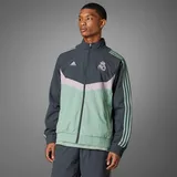 Adidas Real Madrid Seasonal Trainingsjacke Carbon / Silver Green XS