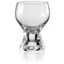 Crystalex Likörglas Gina klar 60 ml 6er Set, Kristallglas, Kristallglas weiß