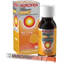 Nurofen Junior Fiebersaft Orange 100 ml