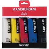 Amsterdam Acrylfarbe 120-ml-Set / 5 Grundfarben, bunt