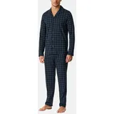 SCHIESSER Pyjama Fine Interlock Blau M (50)