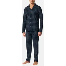 SCHIESSER Pyjama Fine Interlock Blau M (50)