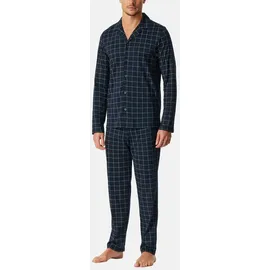 SCHIESSER Pyjama Fine Interlock Blau M (50)